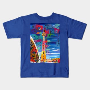 CN Tower Paints The Town Kids T-Shirt